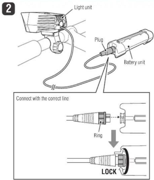 Cateye Sumo 2 - HOW TO MOUNT TO A BICYCLE - 2