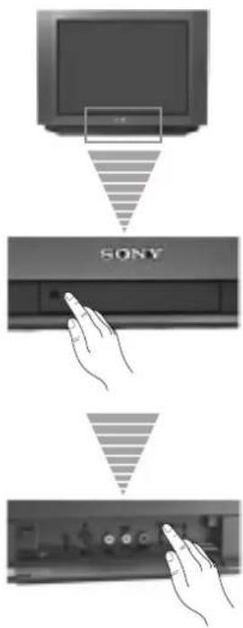 SONY KV-29FX20R - Автоматично настройване на каналите, използвайки бутоните на Телевизорът - 1