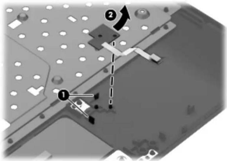 Technical diagram showing a mechanical assembly with labeled components and directional arrows indicating movement or force.
