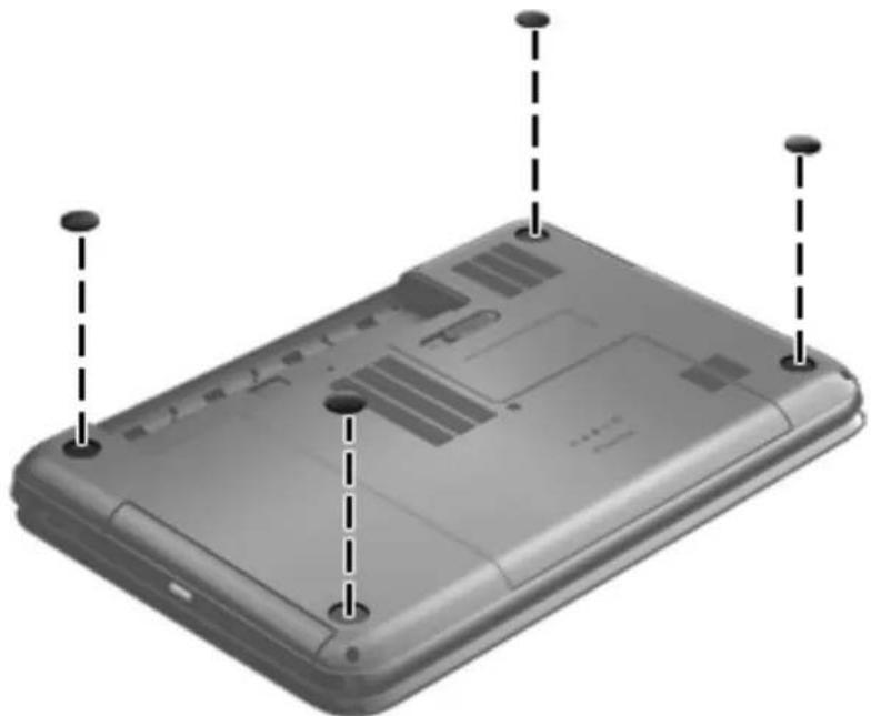 HP g6-2136so - Computer feet - 1