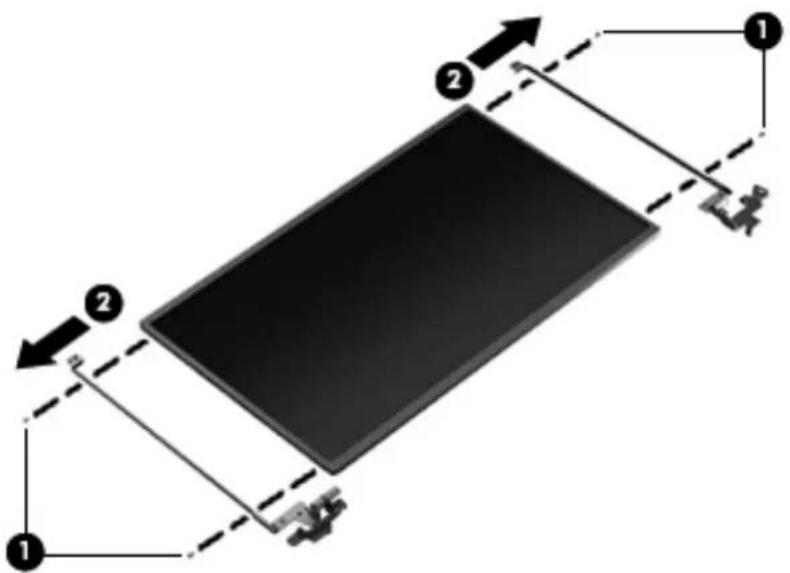 Diagram showing a device with labeled components and directional arrows, including numbered parts 1 and 2.