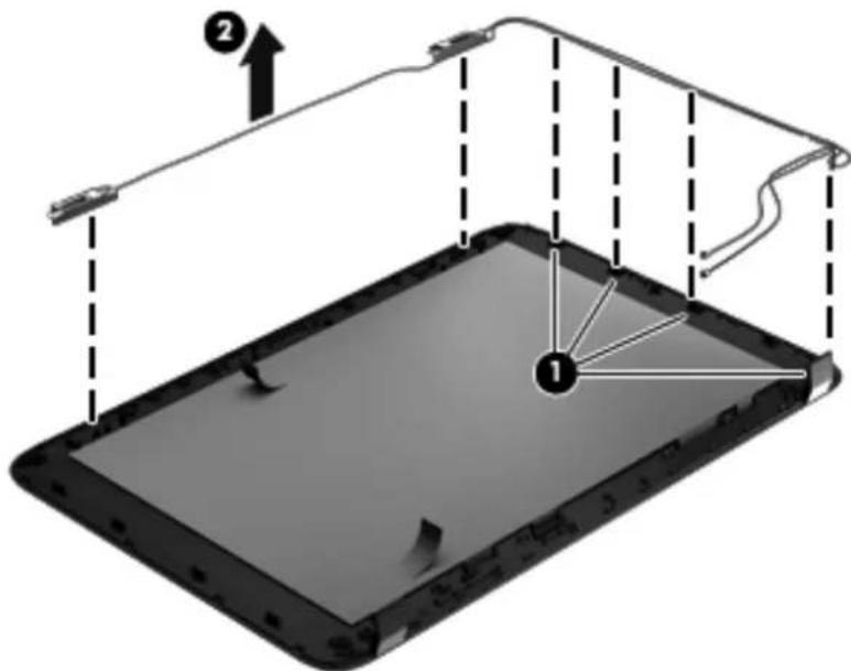 Diagram of a device with labeled components, showing a 3D model and internal structure with numbered annotations.