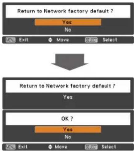VIEWSONIC PJL6233 - Network factory default - 3