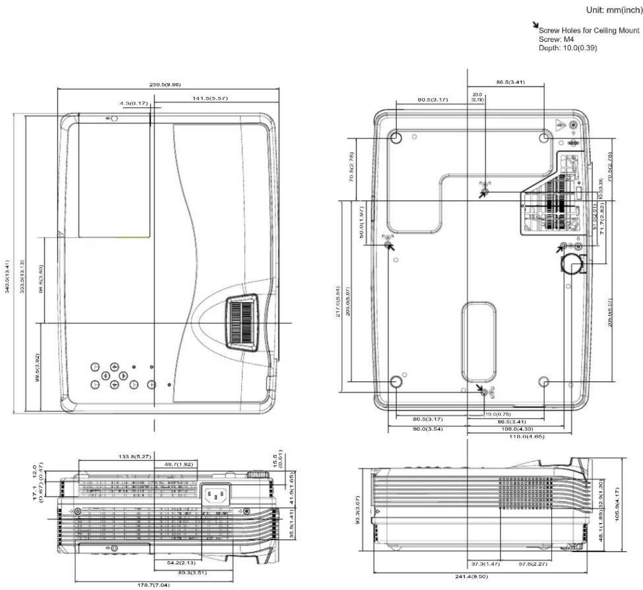 VIEWSONIC PJL6233 - LAN TERMINAL - 2