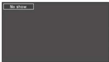 No show