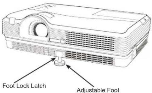 Foot Lock Latch Adjustable Foot