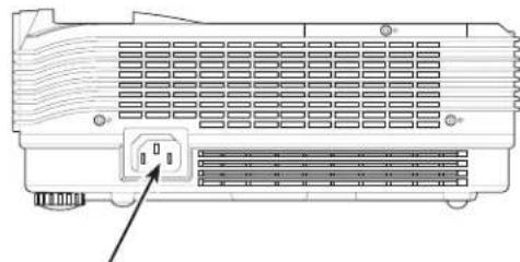 VIEWSONIC PJL6233 - Connecting the AC Power Cord - 1