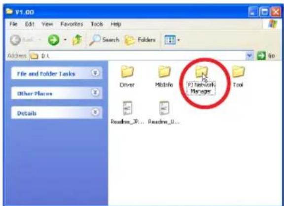 V1.00 File Edit View Favorites Tools Help Address D:\ File and Folder Tasks Other Places Details Driver MioInfo P3 Network Manager Tool Readfree_XD... Readfree_U... Go