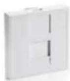 Equip USB charging Adapter - French Modular Faceplate - Window - 1