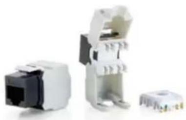 Equip USB charging Adapter - Cat.6 Shielded Keystone Jack Toolless - 1