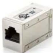 Equip USB charging Adapter - Cat.6A Shielded Keystone Inline Coupler - 1