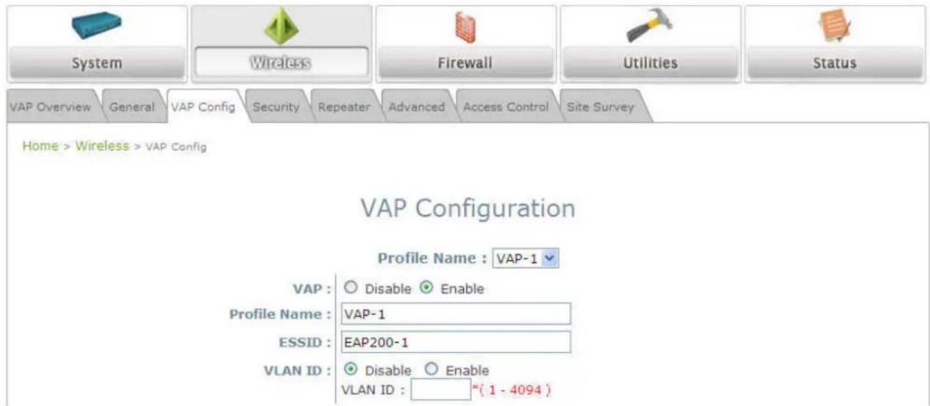 LEVELONE EAP-200 - Article IV. Adding Virtual Access Points - 2