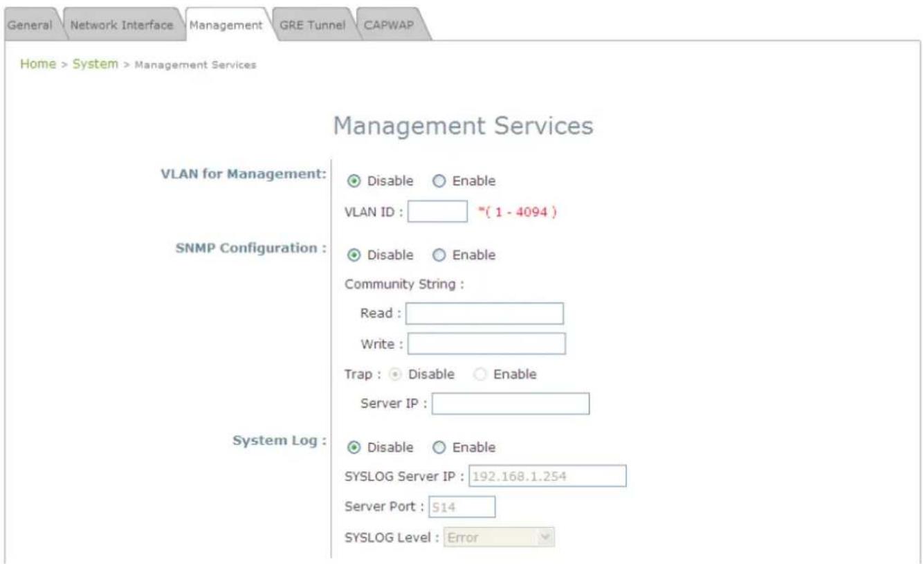 LEVELONE EAP-200 - 7.1.3 Management - 1