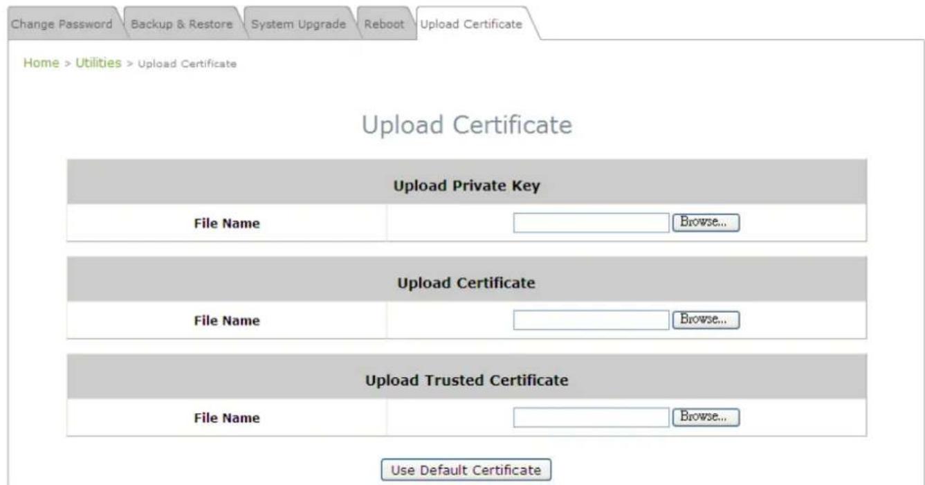 LEVELONE EAP-200 - 7.4.4 Upload Certificate - 1