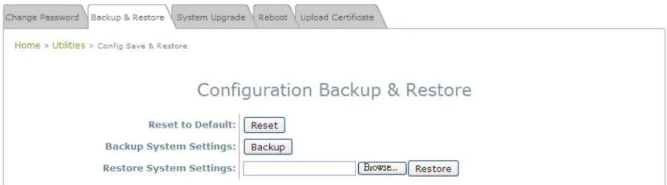 LEVELONE EAP-200 - (b)7.4.2 Backup & Restore - 1