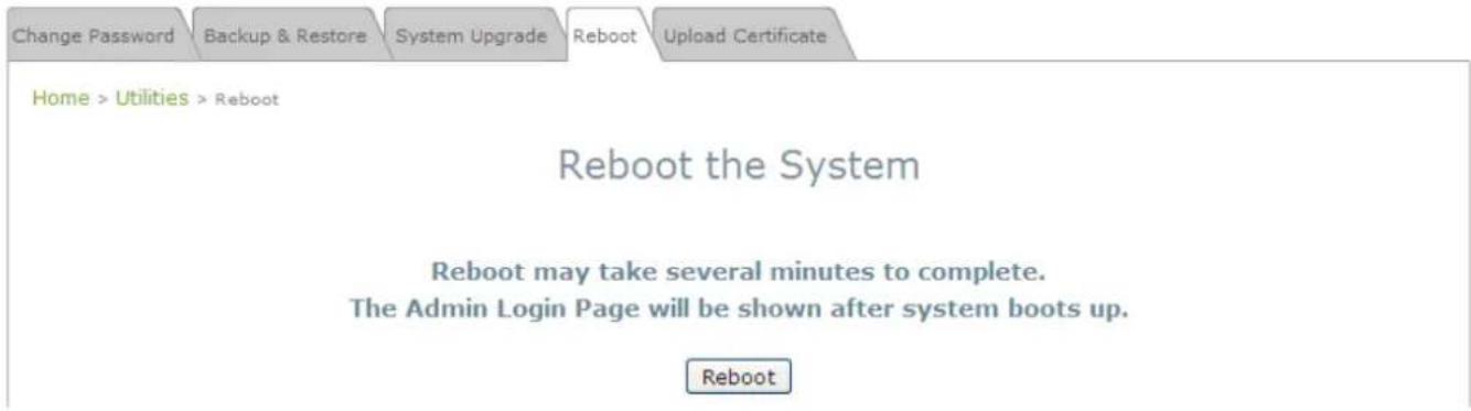 LEVELONE EAP-200 - 7.4.4 Reboot - 1