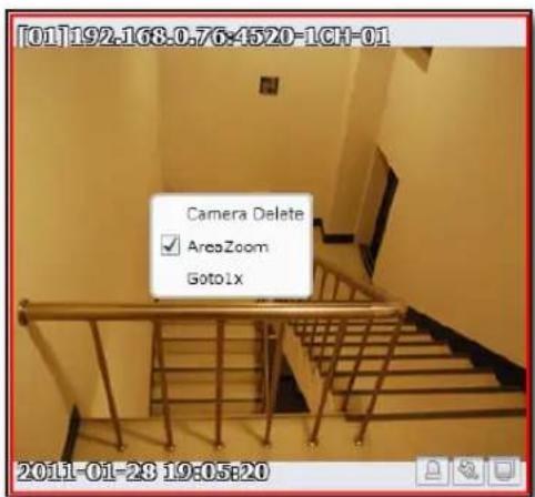 [01]192.168.0.76:4520-1CH-01 Camera Delete ✓ AreaZoom Goto1x 2011-01-28 19:05:20