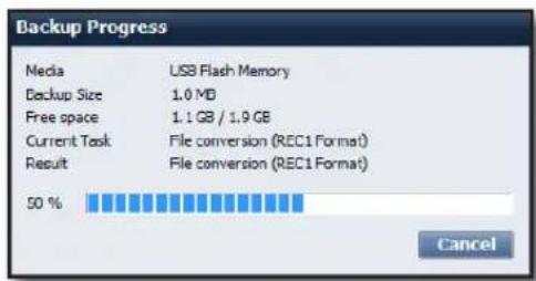 SAMSUNG NET-i ware - Backup Progress - 1