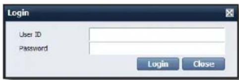 Login User ID Password Login Close