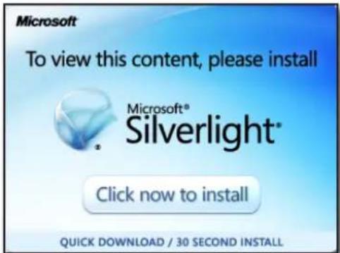 Microsoft To view this content, please install Microsoft® Silverlight® Click now to install QUICK DOWNLOAD / 30 SECOND INSTALL