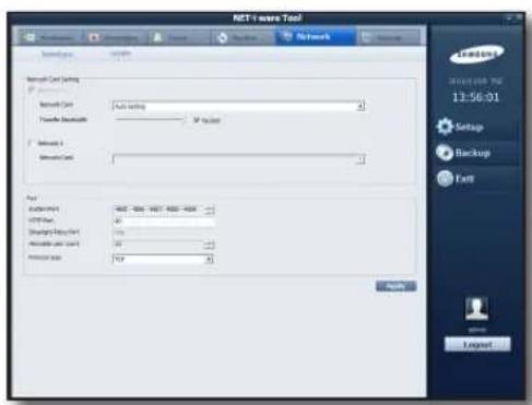 NET-1 ware Tool Network Network Type: Auto mining Transfer Network: IP socket Network 1 Network Type: Tool Parameters URL Storage System Accession User Count Process Data 102 Options Backup Text LogNet Settings 2014/09/01 13:56:01 Setup Backup Text