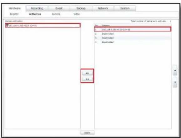 Hardware Recording Event Backup Network System Register Activation Current Video Criteria Activation 142.068.0.095-0339-127-25 Trial number of networks activates : 1 Criteria 142.068.0.095-0339-0339-25 Deconstructed Deconstructed Deconstructed ADD **. **