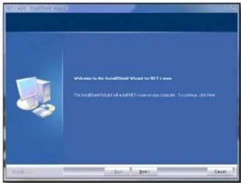 Welcome to the installed Wizard for NET LEAVES The installed Wizard will install NET user on your computer. To continue, click Next