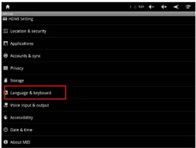 MSI Enjoy 10-028RU - Language & Keyboard Settings - 1