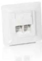 Equip HDMI Cable - Cat.6 (Class E) German Modular Outlet Set - 2