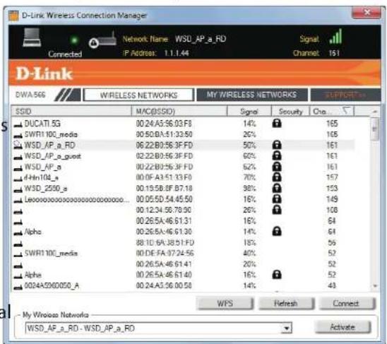 D-LINK DWA-566 - Configure WPA/WPA2-Personal Using the D-Link Utility - 1