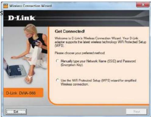 D-LINK DWA-566 - Connect to your Wireless Network - 1
