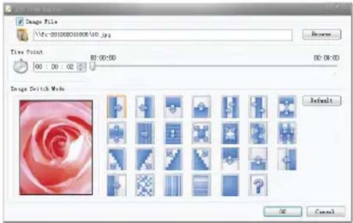 Image File \\fc-20100001006\10.jpg Browse Time Point 00:00:00 00:00:00 00:00:00 Image Switch Mode Default OK Cancel