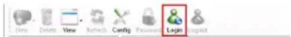 File Edit View Refresh Config Password Login Logout