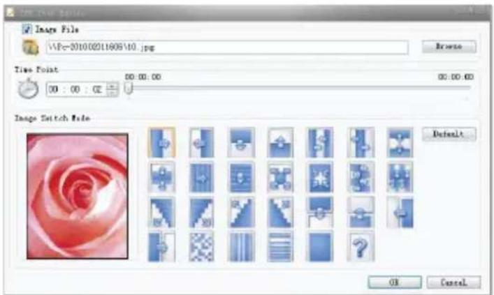 C:\WINDOWS\DATA Image File :\F-2010\02\1606\10.jpg Browse Time Point 00:00:00 00:00:00 Image Switch Rule Default OK Cancel