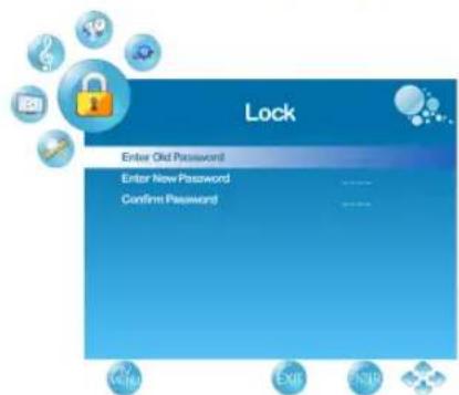 Lock Enter Old Password Enter New Password Confirm Password