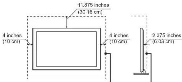 11.875 inches (30.16 cm) 4 inches (10 cm) 4 inches (10 cm) 2.375 inches (6.03 cm)