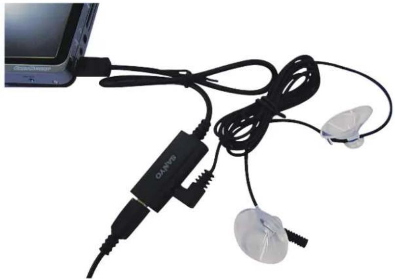 SANYO NVM-4370 - Set up TMC antenna unit in your vehicle (Option) - 2