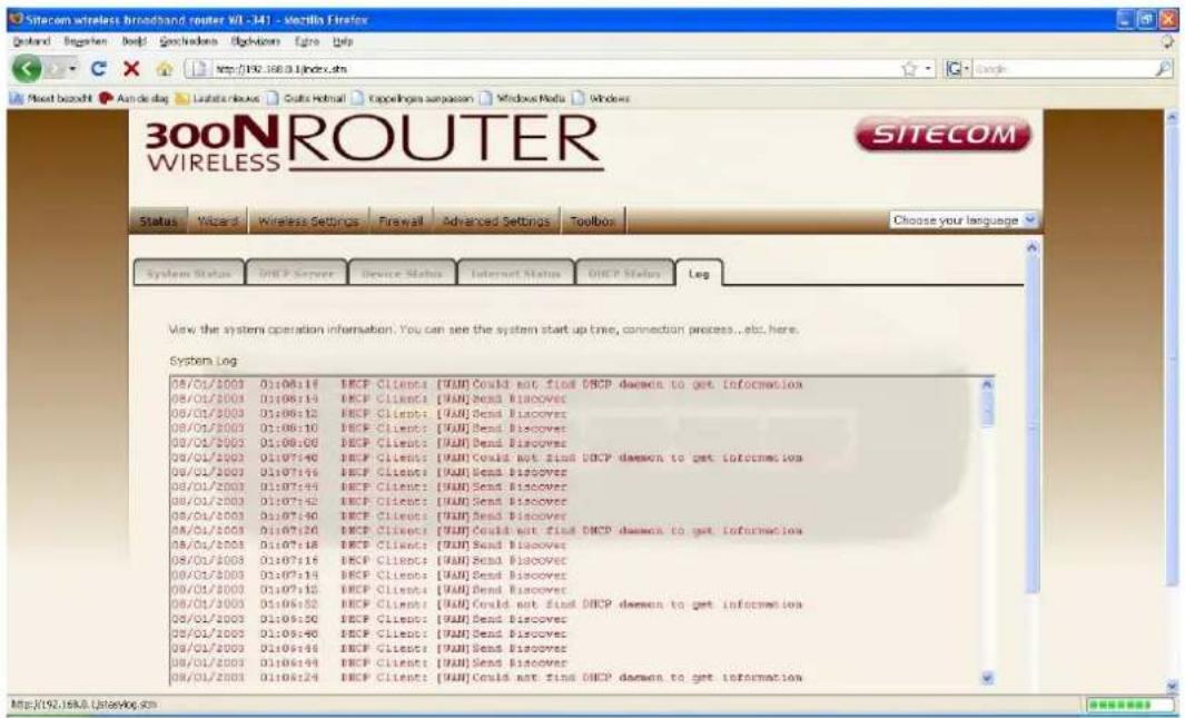SITECOM WL-342 - WL-340/341/342 Log - 1