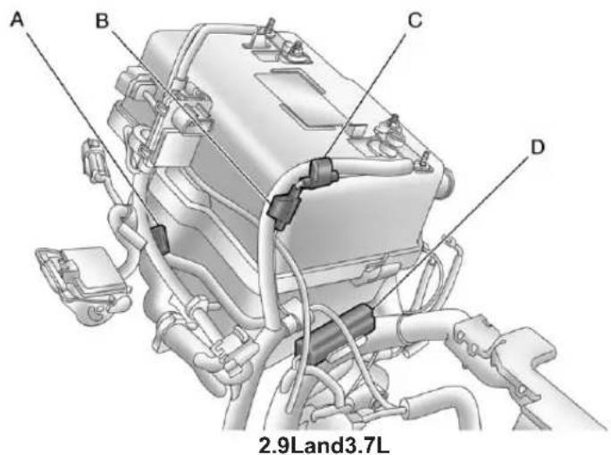 CHEVROLET Colorado (2012) - EngineCompartment FuseBlock - 4