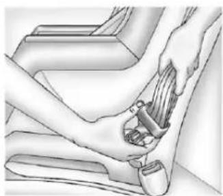 CHEVROLET Silverado Hybrid (2012) - SecuringChildRestraints (RearSeatPosition) - 1