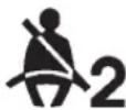 CHEVROLET Silverado Hybrid (2012) - PassengerSafetyBelt ReminderLight - 1