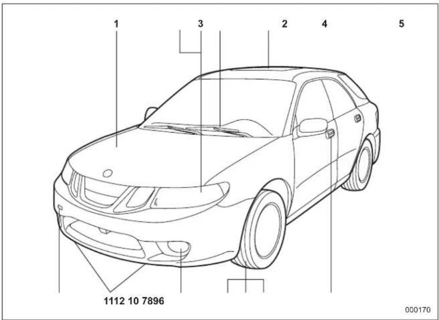 SAAB 9-2X (2006) - Illustrated index - 1