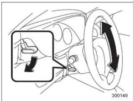 SAAB 9-2X (2006) - Tilt steering wheel - 1