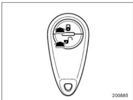 SAAB 9-2X (2006) - ▼To arm the system using remote transmitter - 1