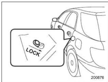 SAAB 9-2X (2006) - Child safety locks - 1