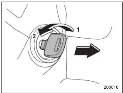SAAB 9-2X (2006) - ▼Arming the system - 1