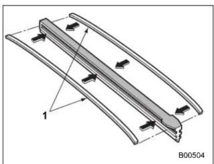 SAAB 9-2X (2006) - ■Windshield wiper blades assembly - 3