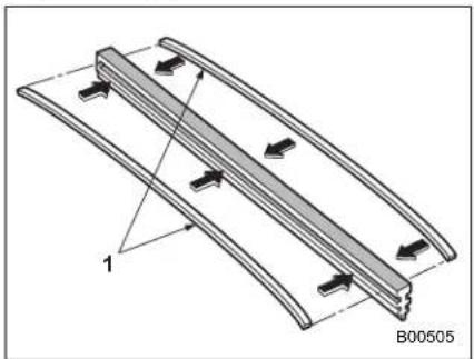 SAAB 9-2X (2006) - ■Rear window wiper blade assembly - 5