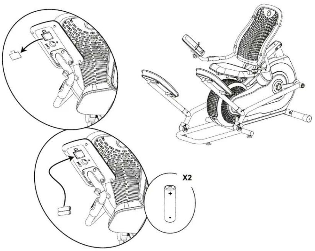 Technical diagram of an automotive seat assembly with labeled components and wiring, including battery, switch, and motor control.