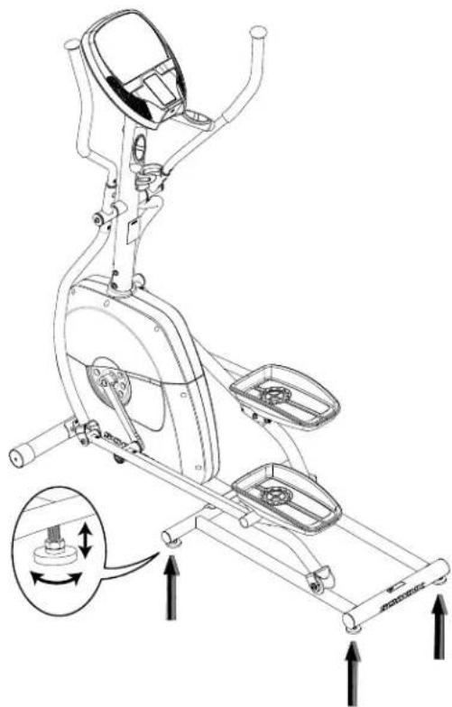 Schwinn A45 - Leveling the Machine - 2
